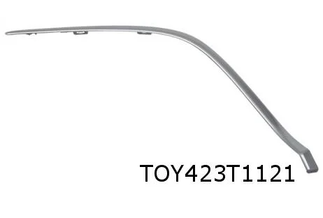 Toyota Yaris (9/14 - 4/17) (P13) chromelijst Links (grille onder) Origineel! 531240D190