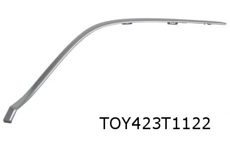 Toyota Yaris (9/14 - 4/17) (P13) chromelijst Rechts (grille onder)  Origineel! 531230D060