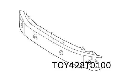 Toyota Yaris (4/14 - 9/20) (P13) voorbumperbalk Origineel! 520210D070