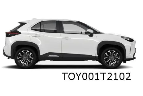 Toyota Yaris Cross (8/21-) (MXP) wielkuiplijst Rechts voor Origineel! 756010D010