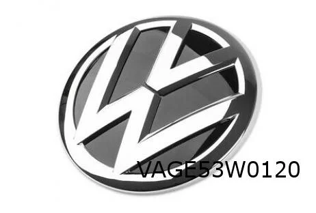 Volkswagen Arteon (4/17-),  Golf VII (2/17-2/20), Jetta IV (1/11-3/15) embleem voor logo "VW" (DPJ zwart / chromeglans) Origineel! 3G0853601BDPJ
