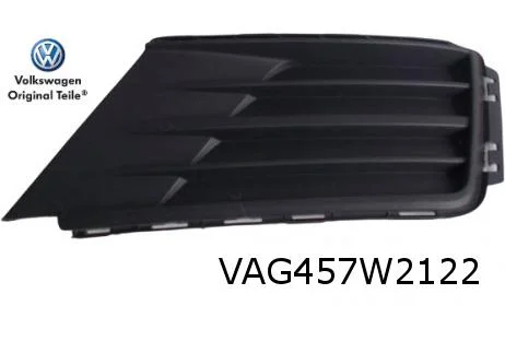 Volkswagen Caddy (7/15 - 12/20) (2K) voorbumpergrille Rechts (niet bij ml) (alleen bij zwarte bumper) Origineel! 2K5853666E9B9