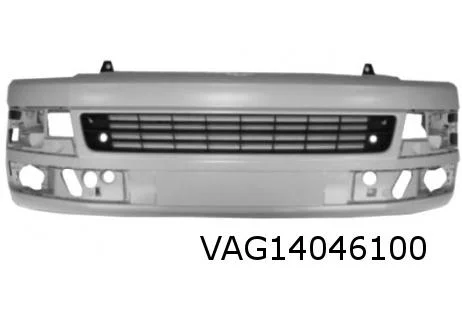 Volkswagen T5 II (10/09-7/15) voorbumper (GRU) Origineel! 7E5807217MGRU