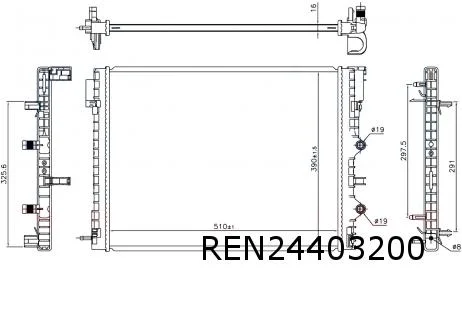 MCC Smart ForTwo (8/14-) (453) Renault Twingo (5/19-) (fase II) extra radiateur OES!144610515R