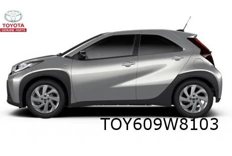 Toyota Aygo X (3/22-2/26) (B70) wielkuiplijst achterscherm Links Origineel! 756060H021
