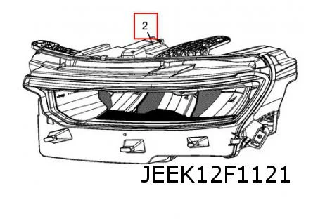 Jeep Grand Cherokee V 5/22- (WL) koplamp Links Origineel! K68606241AB