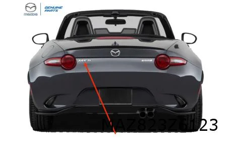 Mazda MX-5 (4/15-) (ND) embleem tekst ''MX-5'' achterzijde Origineel! NA1P51721 RESPARTIJ! H