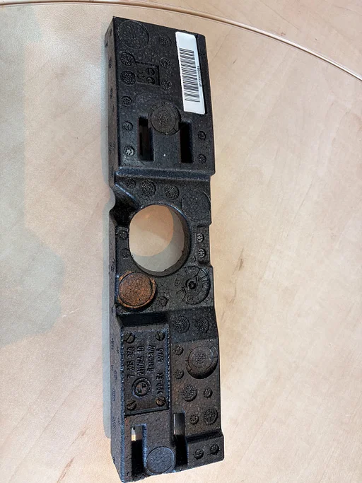 Mini Clubman (11/15-) achterbumperbalk schuim rechts Origineel! 51777395990 RESTPARTIJ!