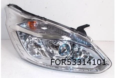 Ford Transit Custom koplamp Links (halogeen/ chrome/ statische bochtverlichting) Origineel  2045130