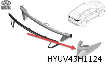 Hyundai Tucson achterlicht Rechts buiten (LED) Origineel!  92402N7100