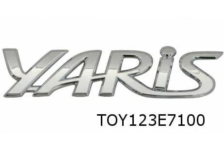 Toyota Yaris (P13) embleem tekst ''Yaris'' achterzijde Origineel! 754420D510