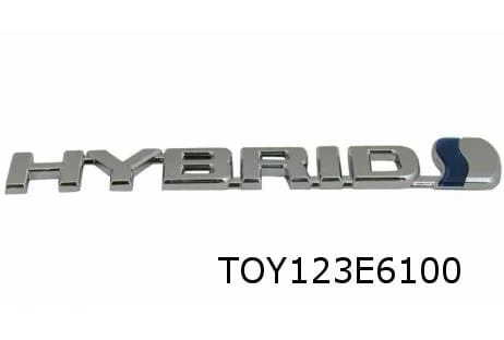 Toyota Yaris embleem tekst ''Hybride'' achterzijde (P13)  Origineel!  754440DA80
