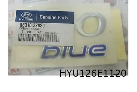 Hyundai i40 achterklepembleem tekst ''i40 Blue'' Origineel! 863103Z020