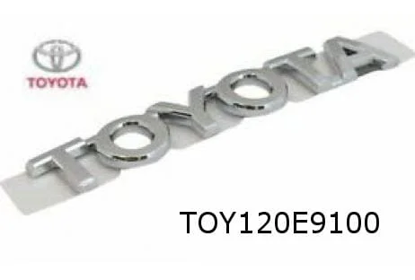Toyota IQ embleem tekst ''Toyota'' achterzijde Origineel! 7544674010