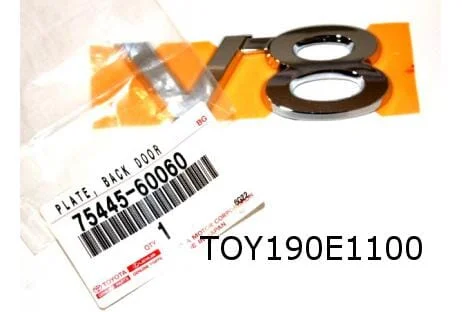 Toyota Land Cruiser 200 embleem tekst ''V8''  Origineel!  7544560060
