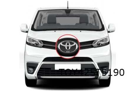 Toyota Pro-Ace grille embleem logo ''Toyota'' (chromium grey) Origineel! SU001A5087