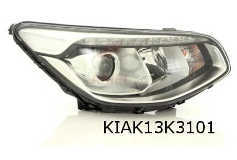 Kia Soul koplamp Links (halogeen/H7/LED DRL) (chrome)  Origineel!  92101B2040