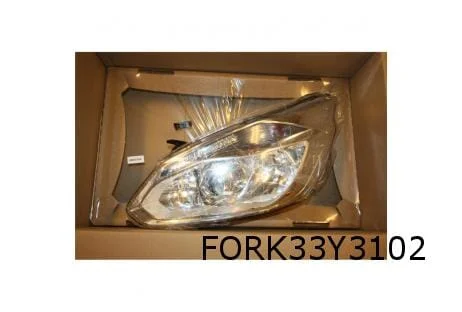 Ford Transit Custom koplamp Rechts (halogeen/ chrome/dyn. bochtverlichting)  Origineel!  1866441