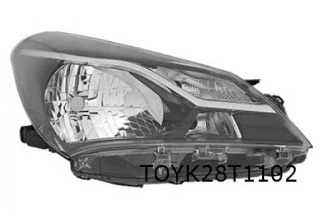 Toyota Yaris koplamp Rechts (reflector type/halogeen DRL) Origineel!  811300DJ70