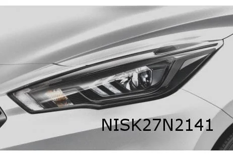Nissan Micra Koplamp Links (LED) (zwarte accenten) Origineel! 260605FA2B