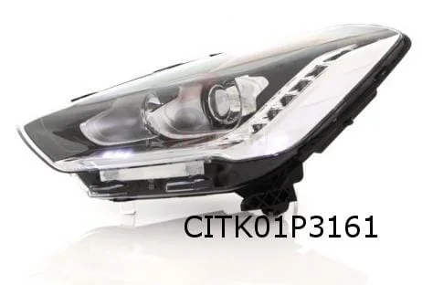 Citroën DS5 Koplamp Links (HID D1S/zwart) Origineel! 9805563080