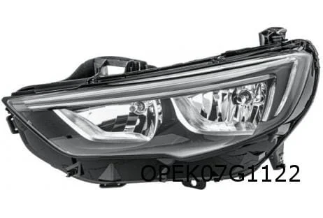 Opel Insignia B Koplamp Rechts (zwart) (halogeen/LED DRL) Origineel! 39210098
