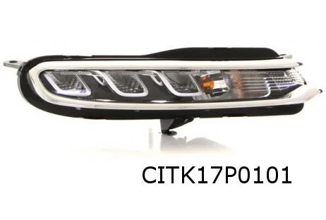Citroën C3 (7/18-) dagrijlicht Links (LED) (incl. chomelijst) Origineel! 9823313080