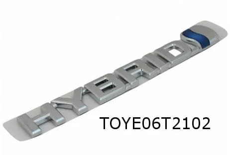 Toyota RAV4 embleem tekst ''Hybrid'' voorscherm Rechts Origineel! 7536142050