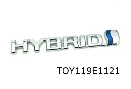 Toyota Auris embleem zijkant tekst ''Hybride'' Links Origineel! 7537433100