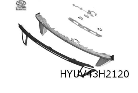 Hyundai Tucson achterlichtunit achterklep (LED) (rearview) Origineel! 92403N7120