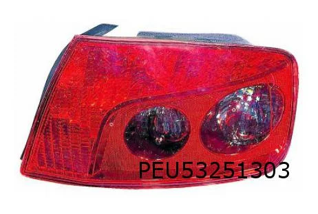 Peugeot 407 Sedan (-9/08) achterlicht Links Origineel! 6350GC