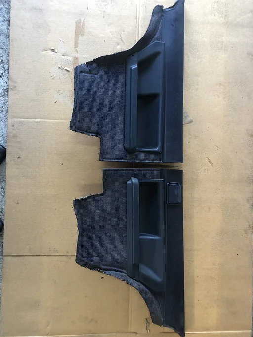 Audi Coupe Typ 85 achterpaneel binnen set blauw