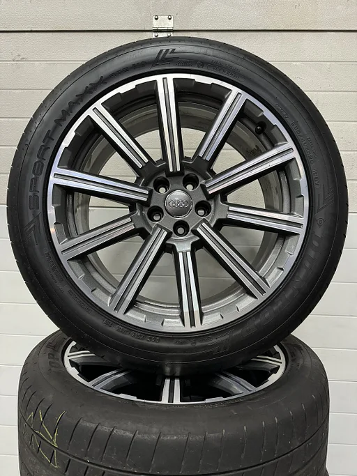 20’’ AUDI Q7 SQ7 VOLKSWAGEN TOUAREQ ETRON VELGEN ZOMERBANDEN ORIG NWST