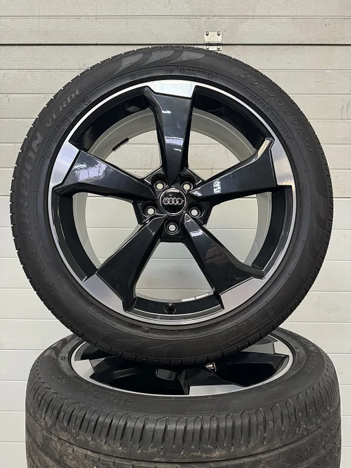 20’’ AUDI Q5 SQ5 VELGEN ZOMERBANDEN ROTOR BLACK AUDI SPORT ORIG SET 3