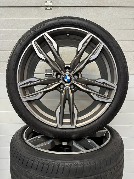 21’’ BMW X3 X4 G01 G02 IX3 VELGEN ZOMERBANDEN ORIG TPMS 718m