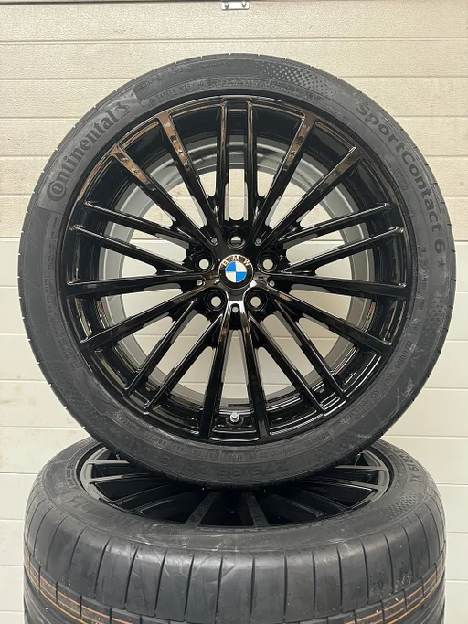 NIEUW 8MM 19’’ BWM 5 SERIE G30 G31 VELGEN ZOMERBANDEN 635M INCL BTW