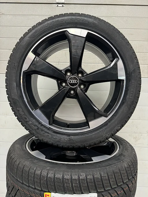 NIEUW 20’’ AUDI Q5 SQ5 VELGEN WINTERBANDEN ROTOR BLACK AUDI SPORT ORIG SET 5