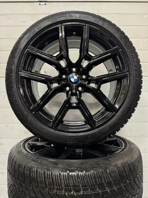 NIEUW 19’’ BMW 4 SERIE & i4 g20 g21 g26 VELGEN WINTERBANDEN ORIG SET TPMS 859M BLACK