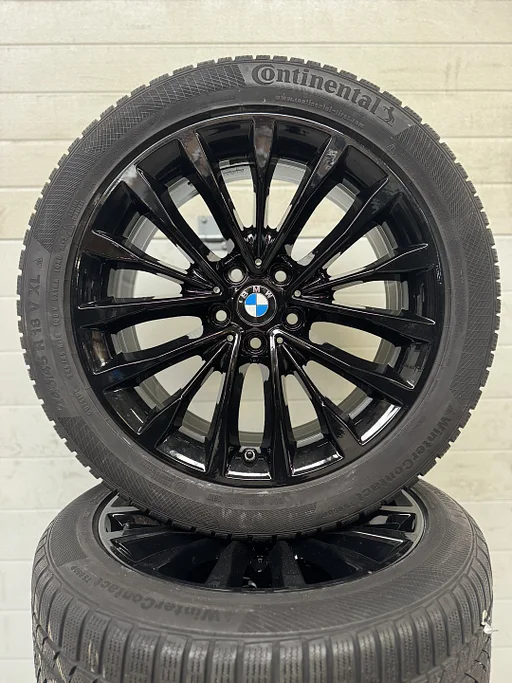 DEMO 18’’ BMW SERIE G30 G31 VELGEN WINTERBANDEN ORIG DEMO TPMS SET 632 BLACK