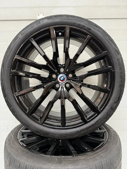 DEMO 22’’ BMW X5 X6 G05 G06 VELGEN ZOMERBANDEN ORIG SET TPMS 742M  BLACK