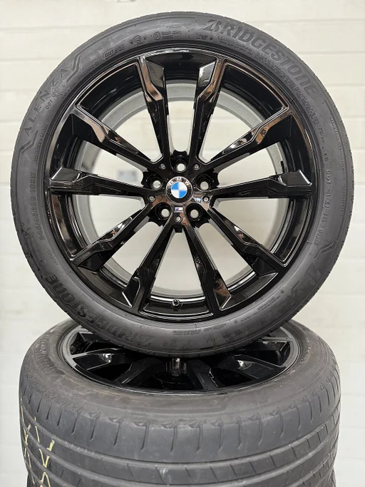 DEMO 20’’ bmw X3 G01 X4 G02 IX3 G08 VELGEN ZOMERBANDEN TPMS 699M* BLACK