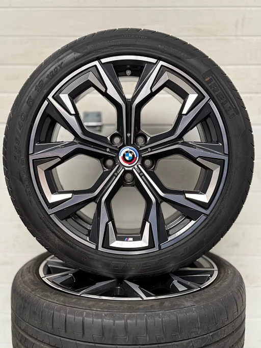 DEMO 19’’ BMW 4 SERIE BMW i4 g20 g21 g26 VELGEN ZOMERBANDEN ORIG SET TPMS 860M