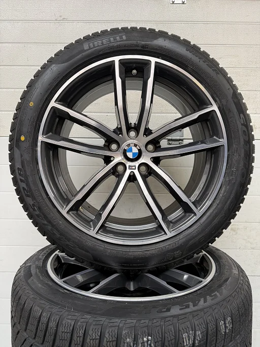 NIEUW 18’’ BMW 5 SERIE G30 G31 VELGEN WINTERBANDEN ORIG RFT TPMS 662M