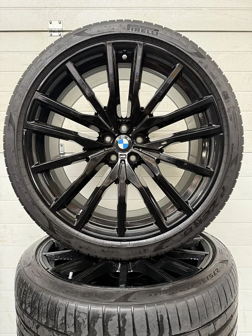 DEMO 22’’ BMW X5 X6 G05 G06 VELGEN ZOMERBANDEN ORIG SET TPMS 742M  BLACK
