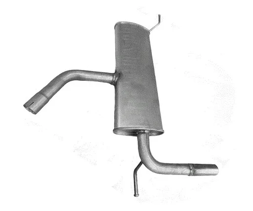 Uitlaat, Einddemper Seat Leon, Altea