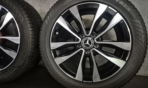 17 inch Mercedes C klasse W206 S206 Bicolor Zwart breedset