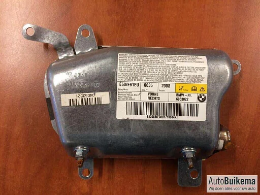 Originele BMW 5 serie  Airbag Portier Rechtsvoor E60 E61 LCI