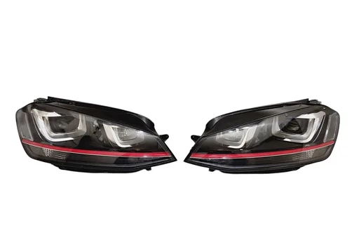 Volkswagen Golf 7 Bi-Xenon GTI Rood Koplampen Set 5G1941031A / 5G1941032A