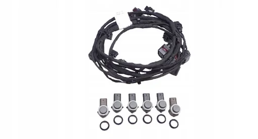 Skoda Superb 3V kabelboom voorbumper 6 PDC radar temperatuursensor LED 3V0971095AA