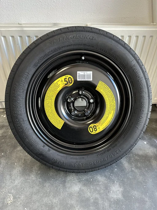 18” Tiguan Vw Audi Seat Skoda Q3 Kodiaq thuiskomer reservewiel
